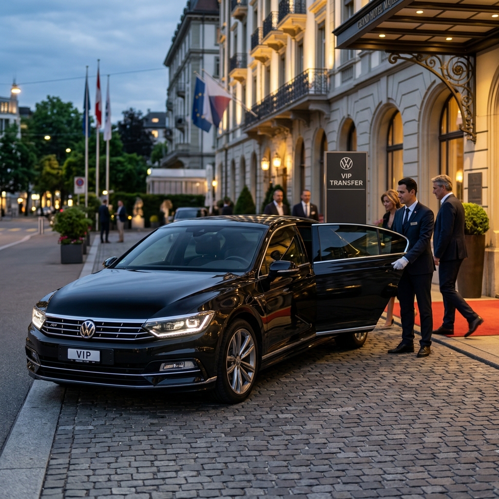 İzmir otel transferi için VW Passat Highline lüks sedan